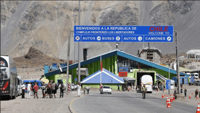Horarios y temperaturas de los pasos a Chile esta semana