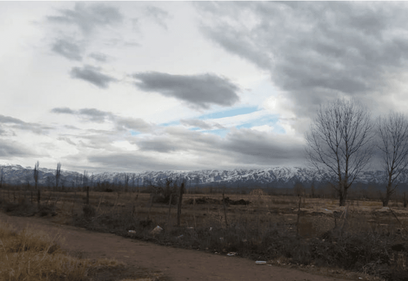 Lunes con cielos nublados y temperaturas bajas en el Valle de Uco
