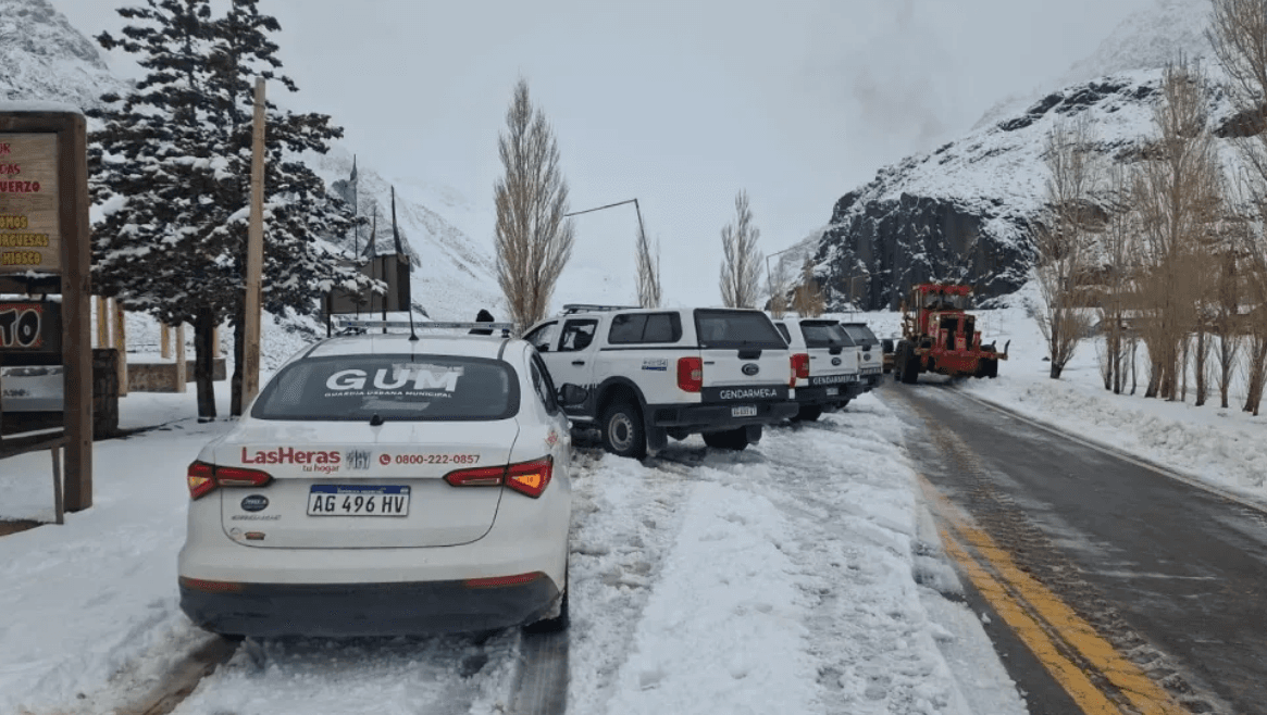 Alerta por nevadas intensas en zonas cordilleranas de Mendoza